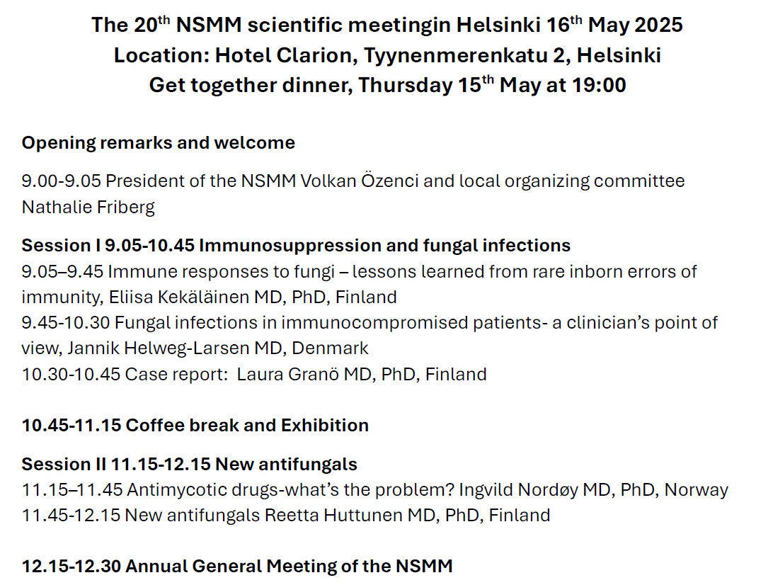 Programme preview Helsinki 2025